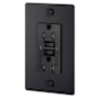 Buster + Punch 15 Ampere GFCI Electrical Outlet Black