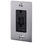 Buster + Punch 15 Ampere GFCI Electrical Outlet Steel
