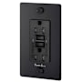 Buster + Punch 15 Ampere GFCI Electrical Outlet with Logo Black