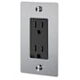 Buster + Punch 15 Ampere Electrical Outlet with Logo Steel