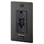 Buster + Punch 15 Ampere GFCI Electrical Outlet with Logo Smoked Bronze