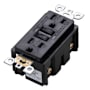 Buster + Punch US Electricity 15 Ampere GFCI Electrical Outlet Black