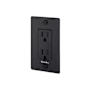 Buster + Punch 15 Ampere Electrical Outlet with Logo Black