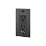 Buster + Punch 15 Ampere Electrical Outlet with Logo Smoked Bronze