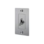 Buster + Punch 1 Gang 15 Ampere 3 Way Universal Switch with Logo Steel