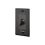Buster + Punch 1 Gang 15 Ampere 3 Way Universal Switch with Logo Smoked Bronze