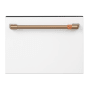 Cafe 24 Inch Wide 7 Place Setting Built-In Single Drawer Dishwasher with Built-In WiFi Matte White / Brushed Bronze