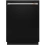 Cafe 24 Inch Wide 16 Place Setting Built-In Top Control Dishwasher with Dual Convection Ultra Dry, LED Lighting, and Ultra Wash Top Rack Matte Black