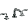 California Faucets Descanso 1.2 GPM Widespread Bathroom Faucet with Pop-Up Drain Assembly and Lever Handles Black Nickel