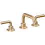 California Faucets Descanso 1.2 GPM Widespread Bathroom Faucet with Pop-Up Drain Assembly and Lever Handles Satin Bronze