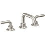 California Faucets Descanso 1.2 GPM Widespread Bathroom Faucet with Pop-Up Drain Assembly and Lever Handles Ultra Stainless Steel