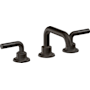 California Faucets Descanso 1.2 GPM Widespread Bathroom Faucet with Pop-Up Drain Assembly and Carbon Fiber Lever Handles Oil Rubbed Bronze