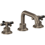 California Faucets Descanso 1.2 GPM Widespread Bathroom Faucet with Pop-Up Drain Assembly and Cross Handles Antique Nickel Flat