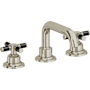 California Faucets Descanso 1.2 GPM Widespread Bathroom Faucet with Pop-Up Drain Assembly and Cross Handles Burnished Nickel Uncoated