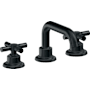 California Faucets Descanso 1.2 GPM Widespread Bathroom Faucet with Pop-Up Drain Assembly and Cross Handles Carbon
