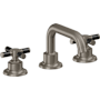 California Faucets Descanso 1.2 GPM Widespread Bathroom Faucet with Pop-Up Drain Assembly and Cross Handles Graphite