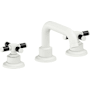 California Faucets Descanso 1.2 GPM Widespread Bathroom Faucet with Pop-Up Drain Assembly and Cross Handles Matte White