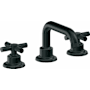 California Faucets Descanso 1.2 GPM Widespread Bathroom Faucet with 1-1/4" ZeroDrain and Cross Handles Carbon
