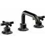 California Faucets Descanso 1.2 GPM Widespread Bathroom Faucet with 1-1/4" ZeroDrain and Cross Handles Matte Black