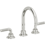 California Faucets Descanso 1.2 GPM Widespread Bathroom Faucet with 1-1/4" Completely Finished ZeroDrain and Lever Handles Polished Chrome