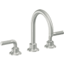 California Faucets Descanso 1.2 GPM Widespread Bathroom Faucet with 1-1/4" Completely Finished ZeroDrain and Lever Handles Satin Chrome