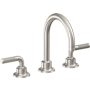 California Faucets Descanso 1.2 GPM Widespread Bathroom Faucet with 1-1/4" Completely Finished ZeroDrain and Lever Handles Ultra Stainless Steel