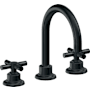 California Faucets Descanso 1.2 GPM Widespread Bathroom Faucet with Pop-Up Drain Assembly and Cross Handles Carbon