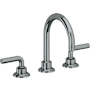 California Faucets Descanso 1.2 GPM Widespread Bathroom Faucet with 1-1/4" Completely Finished ZeroDrain and Lever Handles Black Nickel