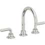 California Faucets Descanso 1.2 GPM Widespread Bathroom Faucet with 1-1/4" Completely Finished ZeroDrain and Lever Handles Polished Chrome