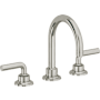 California Faucets Descanso 1.2 GPM Widespread Bathroom Faucet with 1-1/4" Completely Finished ZeroDrain and Lever Handles Polished Nickel