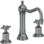 California Faucets Montecito 1.2 GPM Widespread Bathroom Faucet with 1-1/4" ZeroDrain and Cross Handles Black Nickel