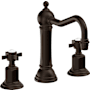 California Faucets Montecito 1.2 GPM Widespread Bathroom Faucet with 1-1/4" ZeroDrain and Cross Handles Bella Terra Bronze