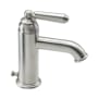 California Faucets Topanga 1.2 GPM Single Hole Bathroom Faucet with Single Handle - Includes Ceramic Disc Valve Satin Nickel