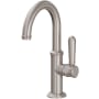 California Faucets Montecito 1.2 GPM Single Hole Bathroom / Bar / Prep Faucet with Low Spout Satin Nickel