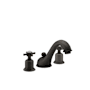 California Faucets Cardiff 1.2 GPM Widespread Bathroom Faucet with Double Handles - Includes Ceramic Disc Valve Bella Terra Bronze