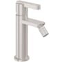 California Faucets San Elijo 4 GPM Single Hole Bidet Faucet with 1 Lever Handle and a Pop-Up Drain Assembly Satin Nickel
