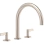 California Faucets Cayucos Deck Mounted Roman Tub Filler Satin Nickel
