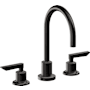 California Faucets Rincon Bay 1.2 GPM Widespread Bathroom Faucet with 1-1/4" Completely Finished ZeroDrain and Lever Handles Matte Black