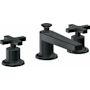 California Faucets Rincon Bay 1.2 GPM Widespread Bathroom Faucet with Pop-Up Drain Assembly and Cross Handles Carbon