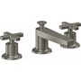 California Faucets Rincon Bay 1.2 GPM Widespread Bathroom Faucet with Pop-Up Drain Assembly and Cross Handles Graphite