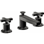 California Faucets Rincon Bay 1.2 GPM Widespread Bathroom Faucet with Pop-Up Drain Assembly and Cross Handles Matte Black
