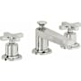 California Faucets Rincon Bay 1.2 GPM Widespread Bathroom Faucet with Pop-Up Drain Assembly and Cross Handles Polished Chrome