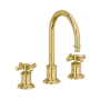 California Faucets Miramar 1.2 GPM Widespread Bathroom Faucet Lifetime Polished Gold