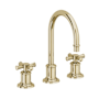 California Faucets Miramar 1.2 GPM Widespread Bathroom Faucet Polished Brass Uncoated