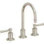 California Faucets Miramar 1.2 GPM Widespread Bathroom Faucet with 2-1/4" Completely Finished ZeroDrain Assembly Burnished Nickel