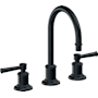 California Faucets Miramar 1.2 GPM Widespread Bathroom Faucet with 2-1/4" Completely Finished ZeroDrain Assembly Carbon