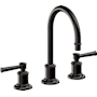 California Faucets Miramar 1.2 GPM Widespread Bathroom Faucet with 2-1/4" Completely Finished ZeroDrain Assembly Matte Black