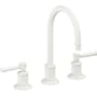 California Faucets Miramar 1.2 GPM Widespread Bathroom Faucet with 2-1/4" Completely Finished ZeroDrain Assembly Matte White