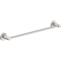 California Faucets D Street 18" Bathroom Towel Bar Satin Nickel