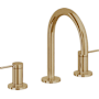 California Faucets D Street 1.2 GPM Widespread Bathroom Faucet Burnished Brass Uncoated